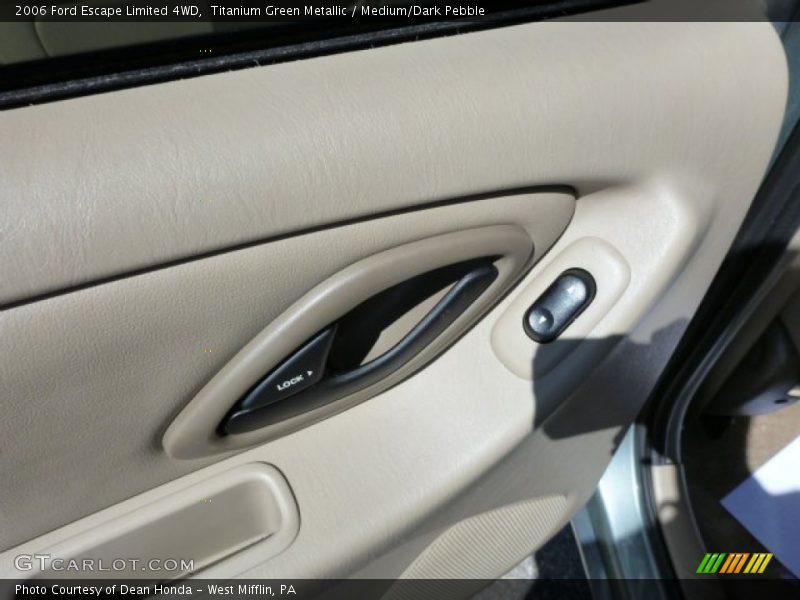 Titanium Green Metallic / Medium/Dark Pebble 2006 Ford Escape Limited 4WD