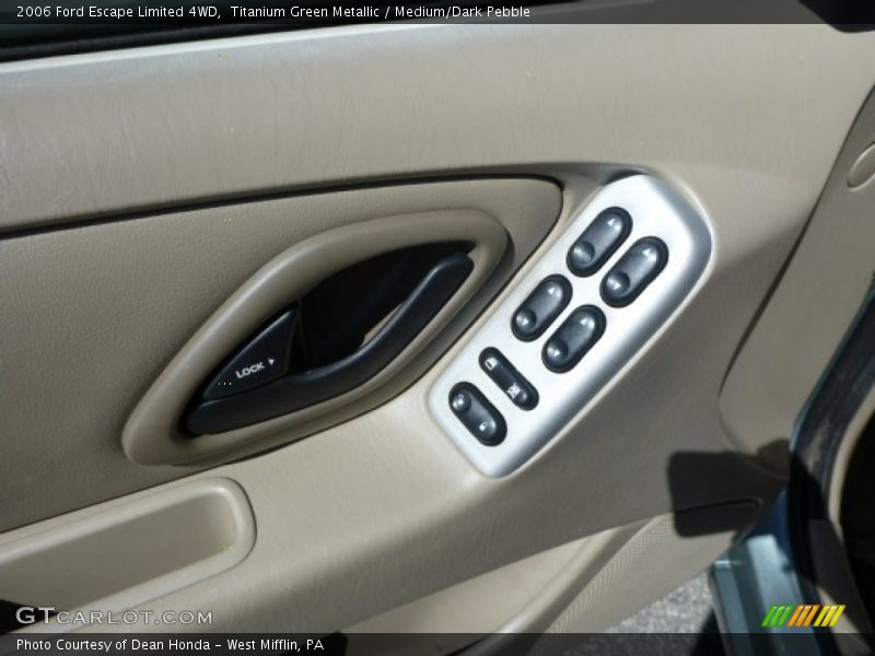 Titanium Green Metallic / Medium/Dark Pebble 2006 Ford Escape Limited 4WD