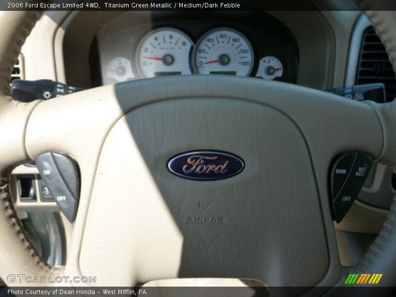 Titanium Green Metallic / Medium/Dark Pebble 2006 Ford Escape Limited 4WD