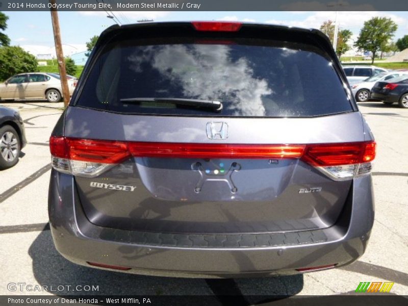 Modern Steel Metallic / Gray 2014 Honda Odyssey Touring Elite