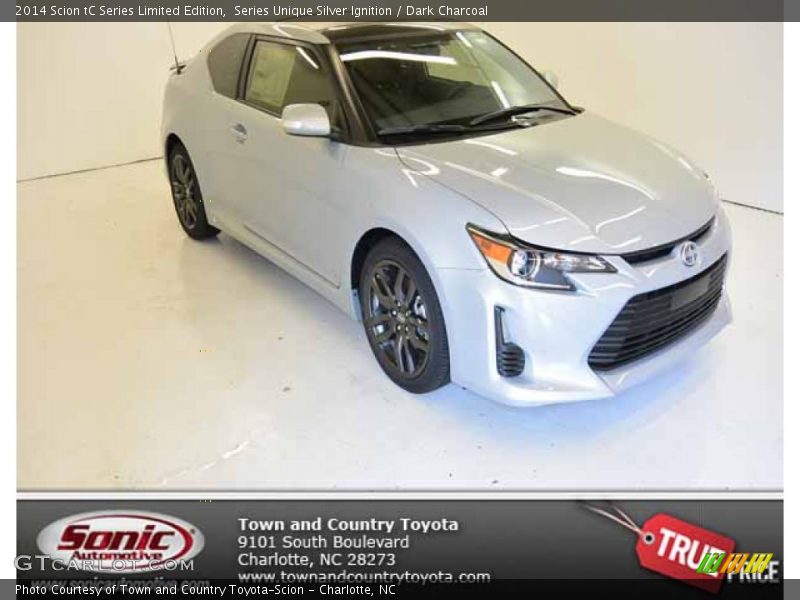 Series Unique Silver Ignition / Dark Charcoal 2014 Scion tC Series Limited Edition