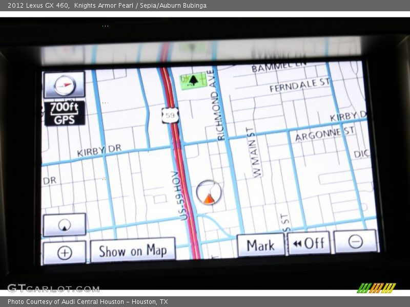 Navigation of 2012 GX 460