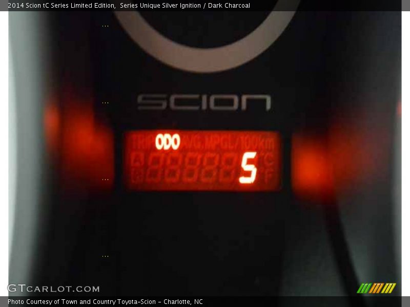 Series Unique Silver Ignition / Dark Charcoal 2014 Scion tC Series Limited Edition