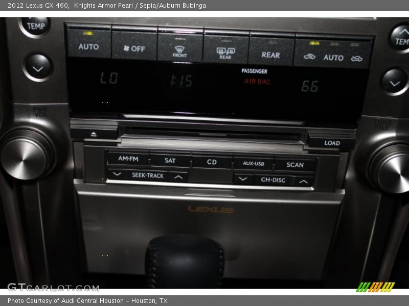 Controls of 2012 GX 460