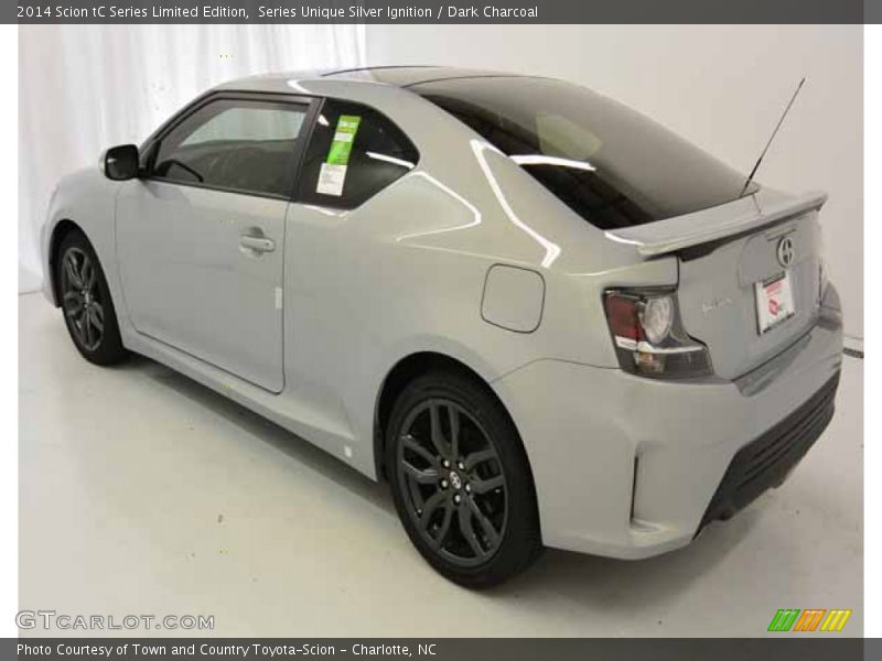 Series Unique Silver Ignition / Dark Charcoal 2014 Scion tC Series Limited Edition