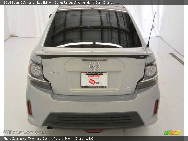 Series Unique Silver Ignition / Dark Charcoal 2014 Scion tC Series Limited Edition