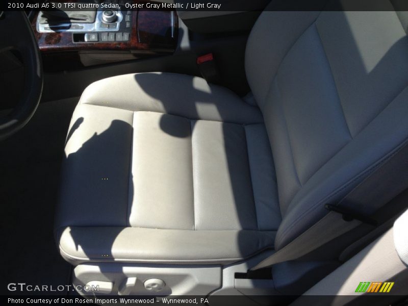 Oyster Gray Metallic / Light Gray 2010 Audi A6 3.0 TFSI quattro Sedan