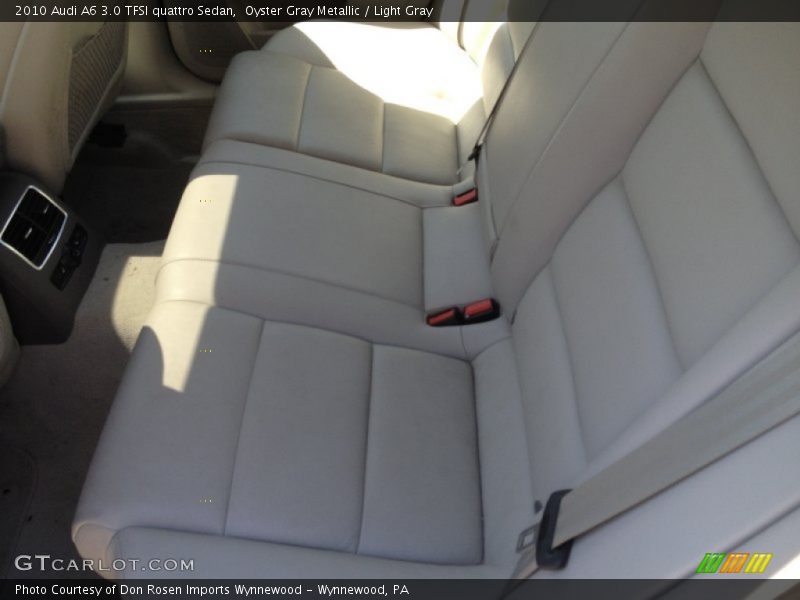 Oyster Gray Metallic / Light Gray 2010 Audi A6 3.0 TFSI quattro Sedan