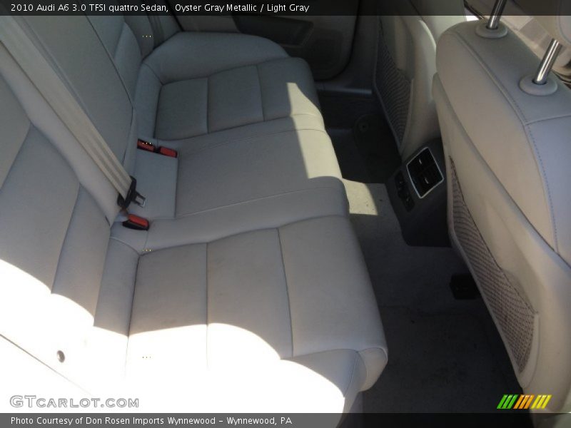 Oyster Gray Metallic / Light Gray 2010 Audi A6 3.0 TFSI quattro Sedan