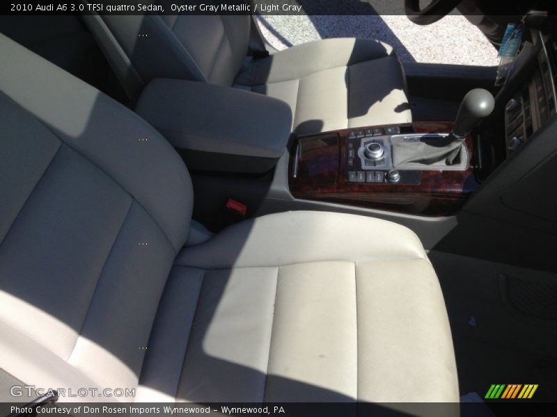 Oyster Gray Metallic / Light Gray 2010 Audi A6 3.0 TFSI quattro Sedan