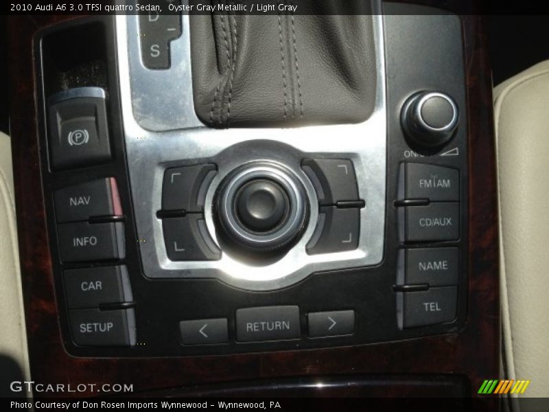 Oyster Gray Metallic / Light Gray 2010 Audi A6 3.0 TFSI quattro Sedan