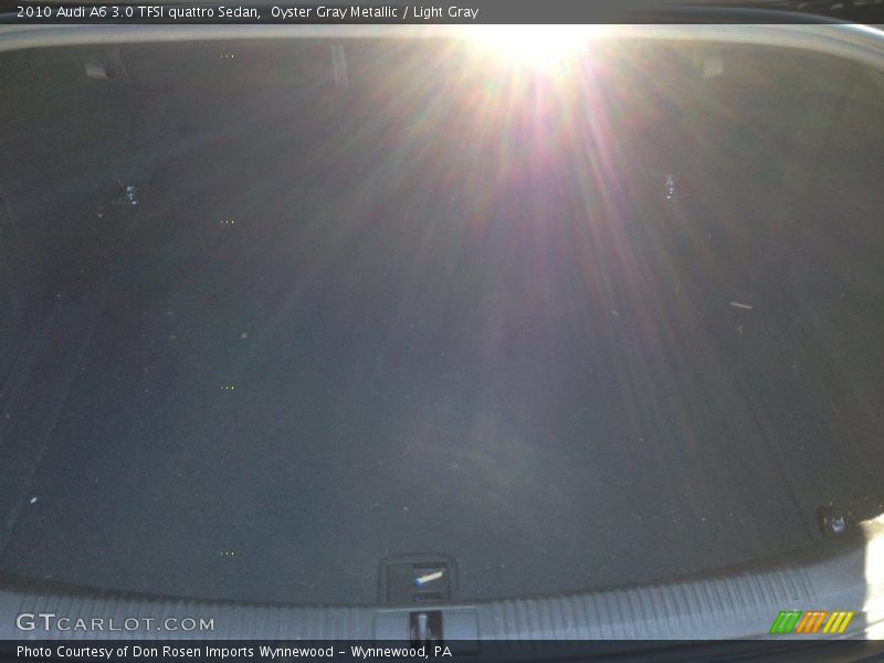 Oyster Gray Metallic / Light Gray 2010 Audi A6 3.0 TFSI quattro Sedan