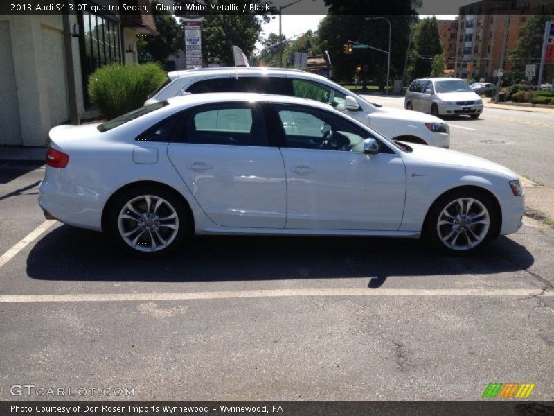 Glacier White Metallic / Black 2013 Audi S4 3.0T quattro Sedan