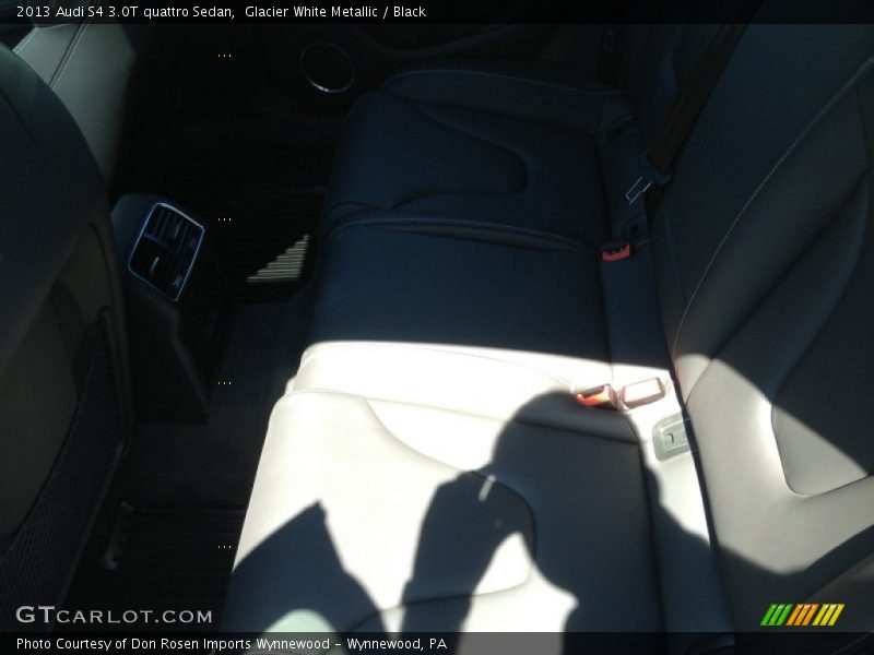 Glacier White Metallic / Black 2013 Audi S4 3.0T quattro Sedan