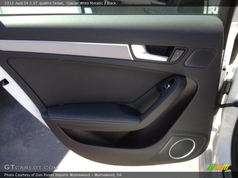 Glacier White Metallic / Black 2013 Audi S4 3.0T quattro Sedan
