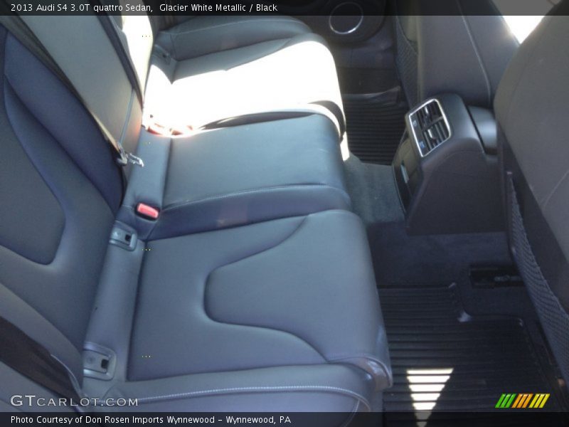 Glacier White Metallic / Black 2013 Audi S4 3.0T quattro Sedan