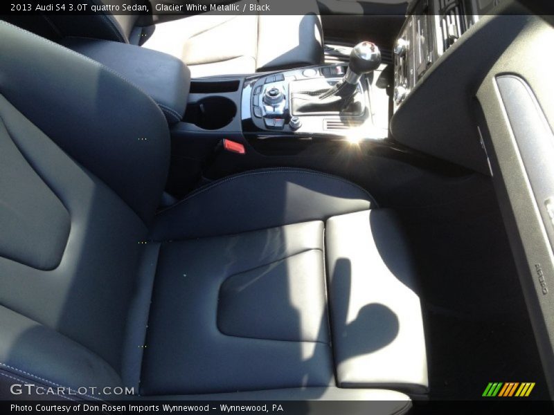 Glacier White Metallic / Black 2013 Audi S4 3.0T quattro Sedan