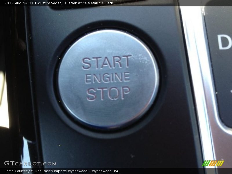 Glacier White Metallic / Black 2013 Audi S4 3.0T quattro Sedan