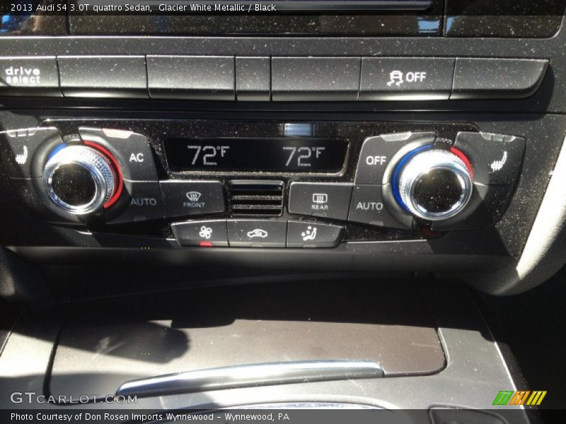 Glacier White Metallic / Black 2013 Audi S4 3.0T quattro Sedan