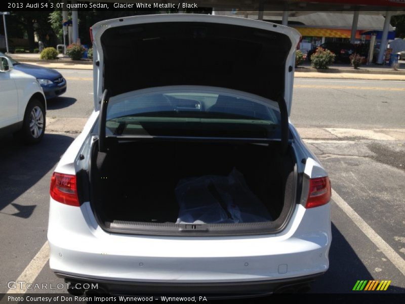 Glacier White Metallic / Black 2013 Audi S4 3.0T quattro Sedan
