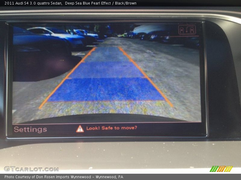 Deep Sea Blue Pearl Effect / Black/Brown 2011 Audi S4 3.0 quattro Sedan