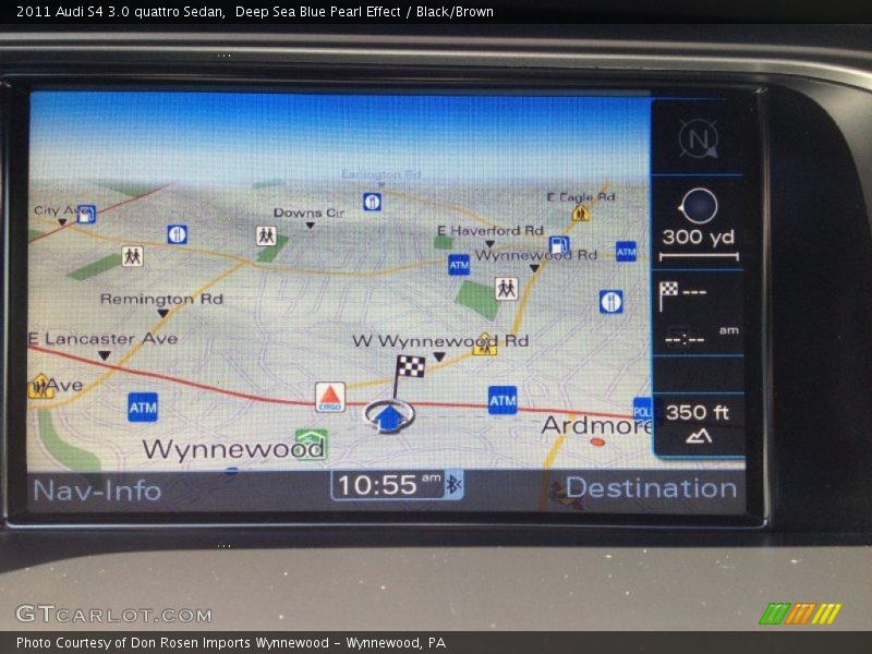 Navigation of 2011 S4 3.0 quattro Sedan