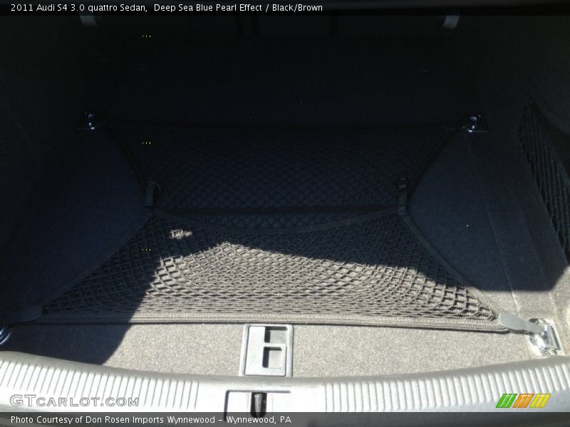 Deep Sea Blue Pearl Effect / Black/Brown 2011 Audi S4 3.0 quattro Sedan