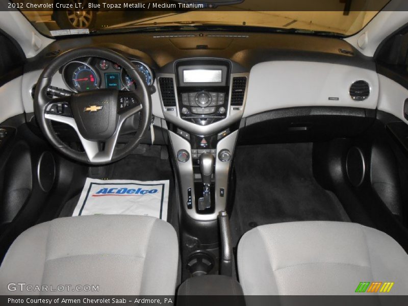 Blue Topaz Metallic / Medium Titanium 2012 Chevrolet Cruze LT