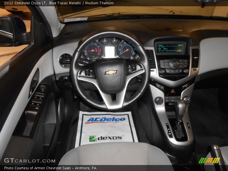 Blue Topaz Metallic / Medium Titanium 2012 Chevrolet Cruze LT