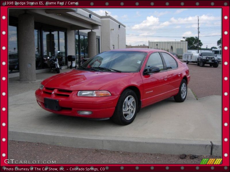 Flame Red / Camel 1998 Dodge Stratus ES