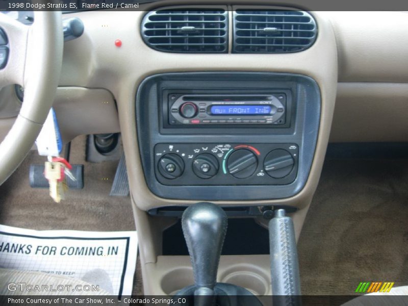 Flame Red / Camel 1998 Dodge Stratus ES
