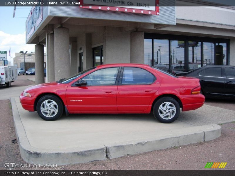 Flame Red / Camel 1998 Dodge Stratus ES