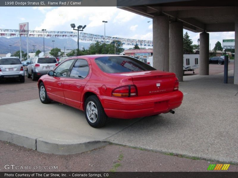 Flame Red / Camel 1998 Dodge Stratus ES