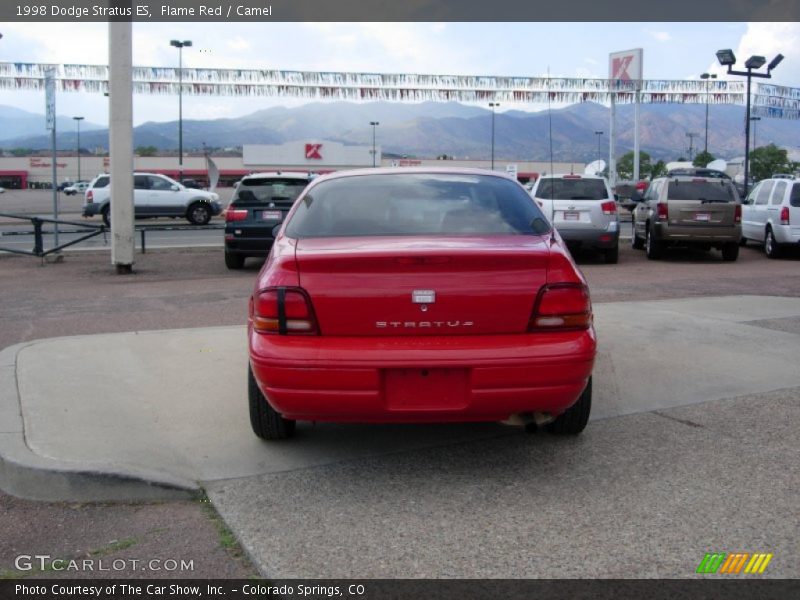 Flame Red / Camel 1998 Dodge Stratus ES