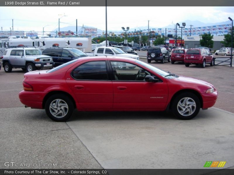 Flame Red / Camel 1998 Dodge Stratus ES