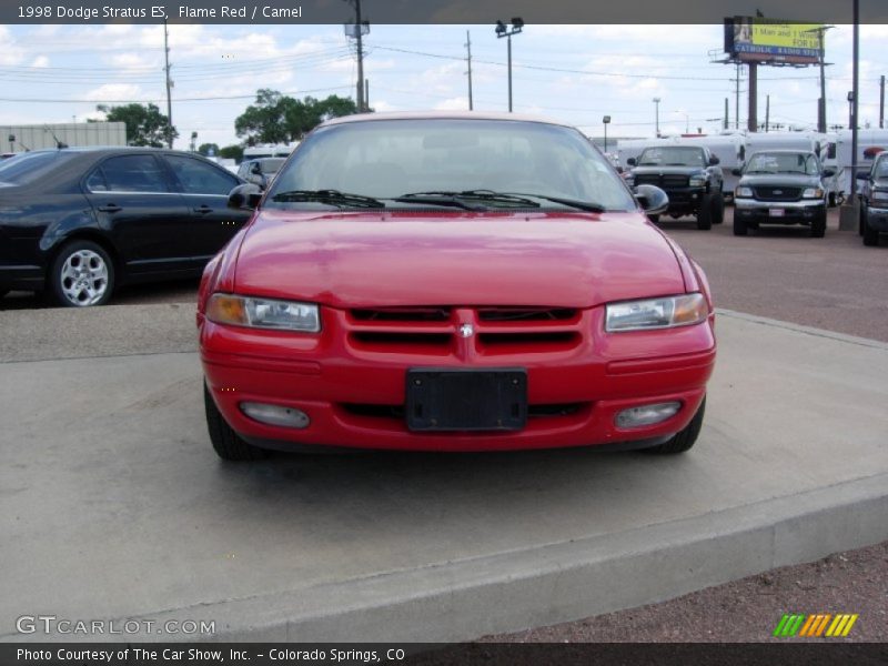 Flame Red / Camel 1998 Dodge Stratus ES
