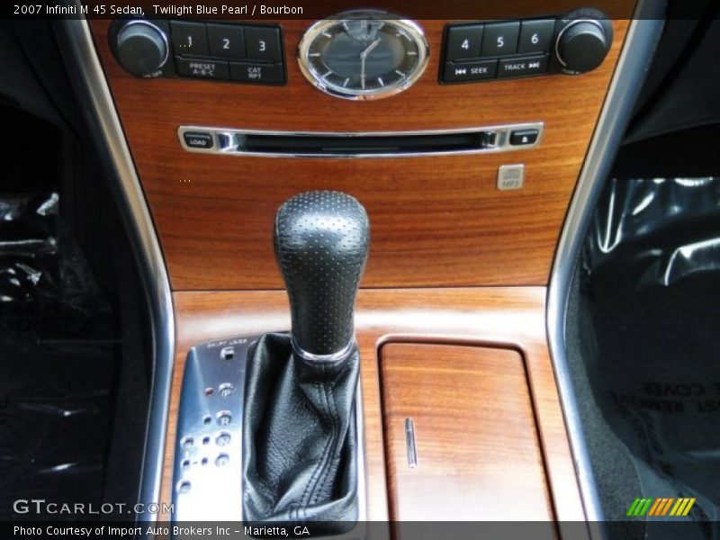 Twilight Blue Pearl / Bourbon 2007 Infiniti M 45 Sedan