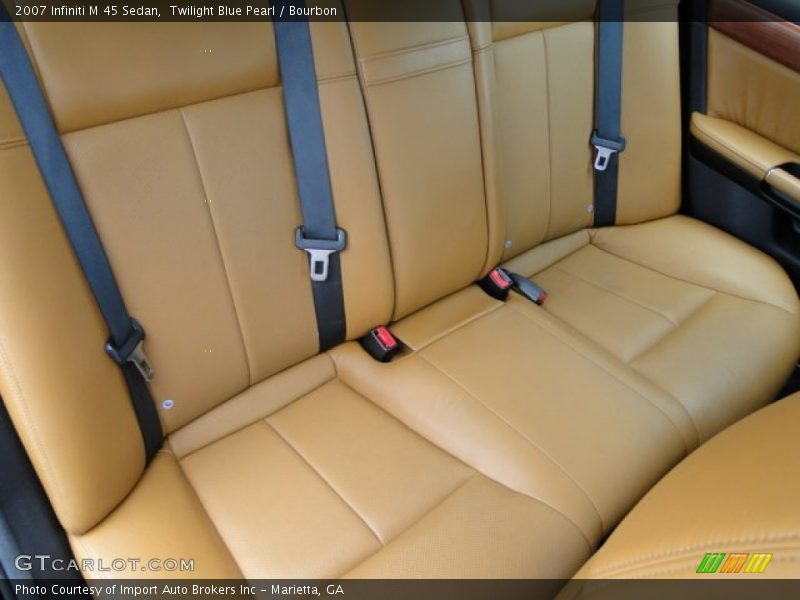 Twilight Blue Pearl / Bourbon 2007 Infiniti M 45 Sedan