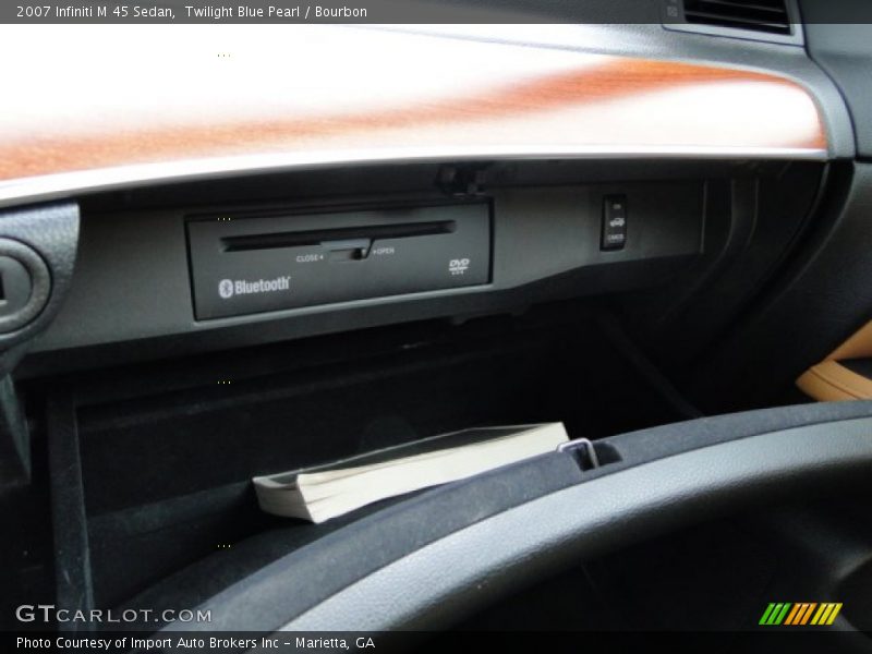 Twilight Blue Pearl / Bourbon 2007 Infiniti M 45 Sedan