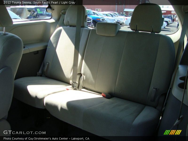 South Pacific Pearl / Light Gray 2012 Toyota Sienna