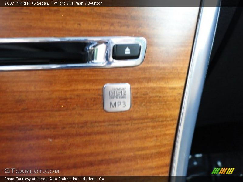 Twilight Blue Pearl / Bourbon 2007 Infiniti M 45 Sedan