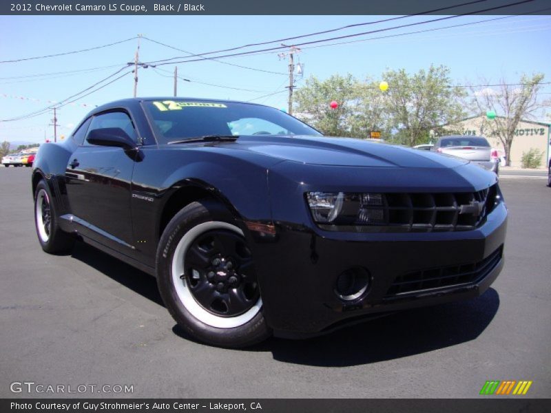 Black / Black 2012 Chevrolet Camaro LS Coupe