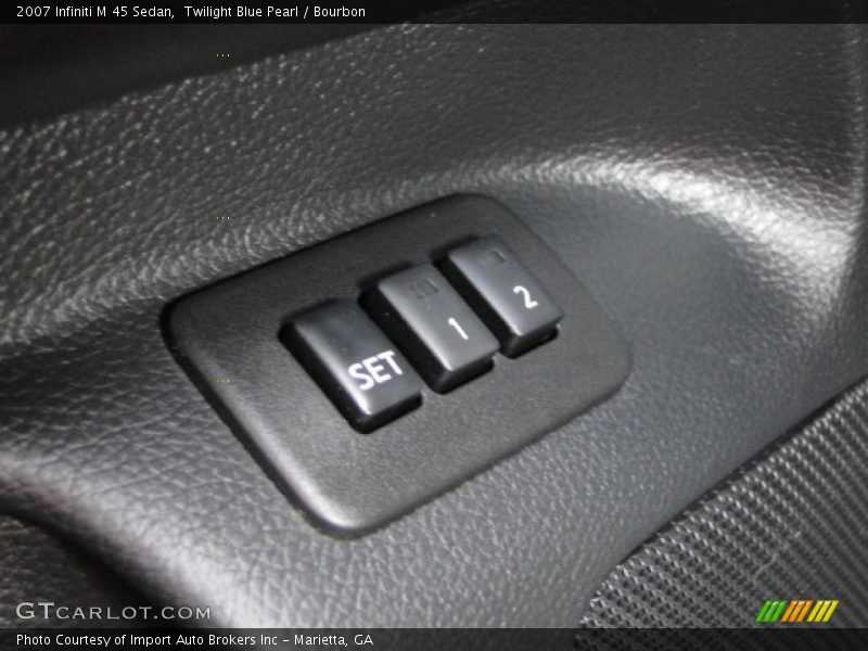Twilight Blue Pearl / Bourbon 2007 Infiniti M 45 Sedan