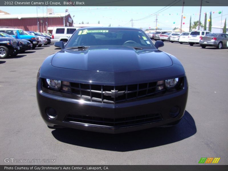 Black / Black 2012 Chevrolet Camaro LS Coupe