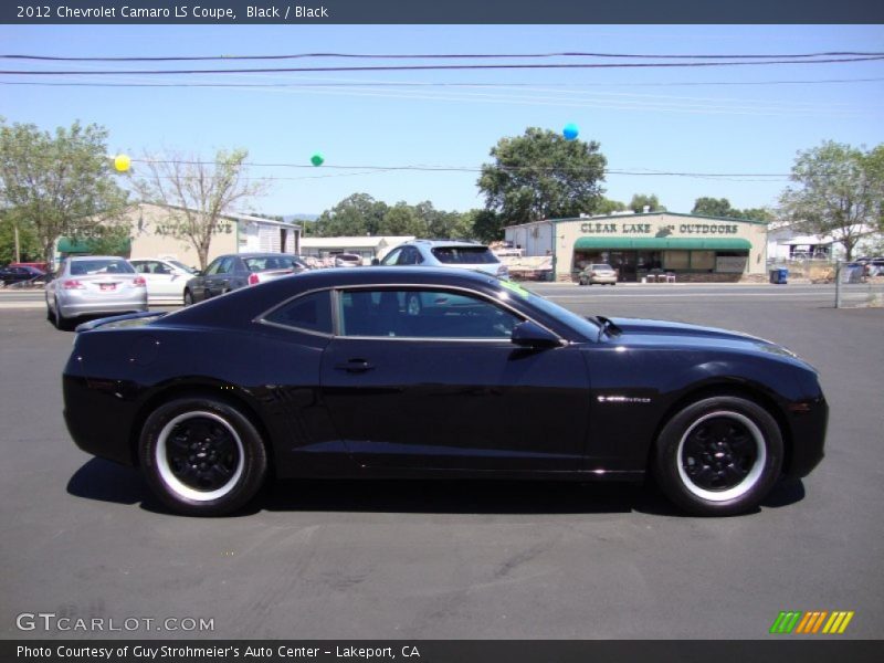Black / Black 2012 Chevrolet Camaro LS Coupe