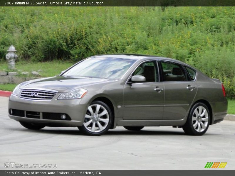 Umbria Gray Metallic / Bourbon 2007 Infiniti M 35 Sedan