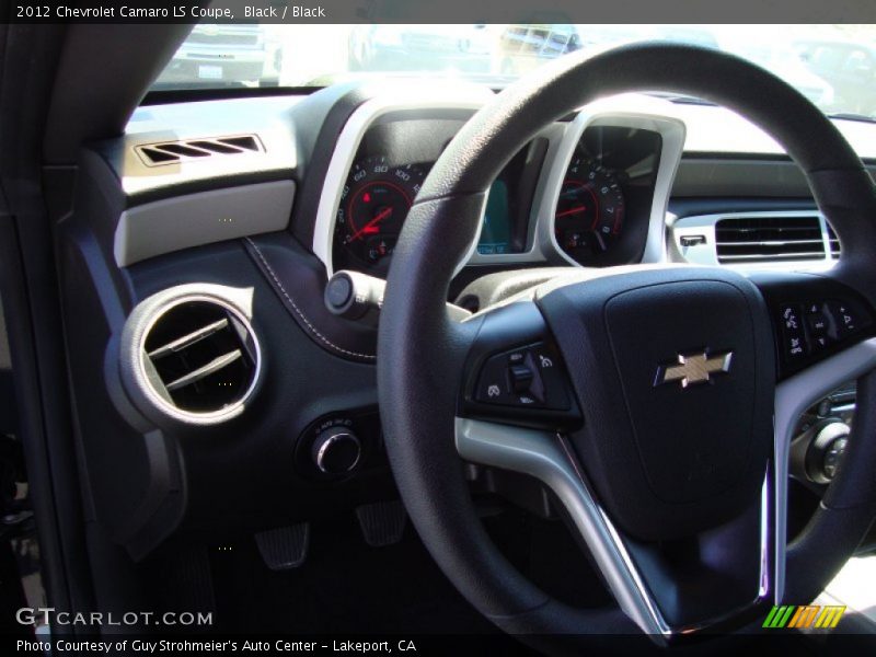 Black / Black 2012 Chevrolet Camaro LS Coupe