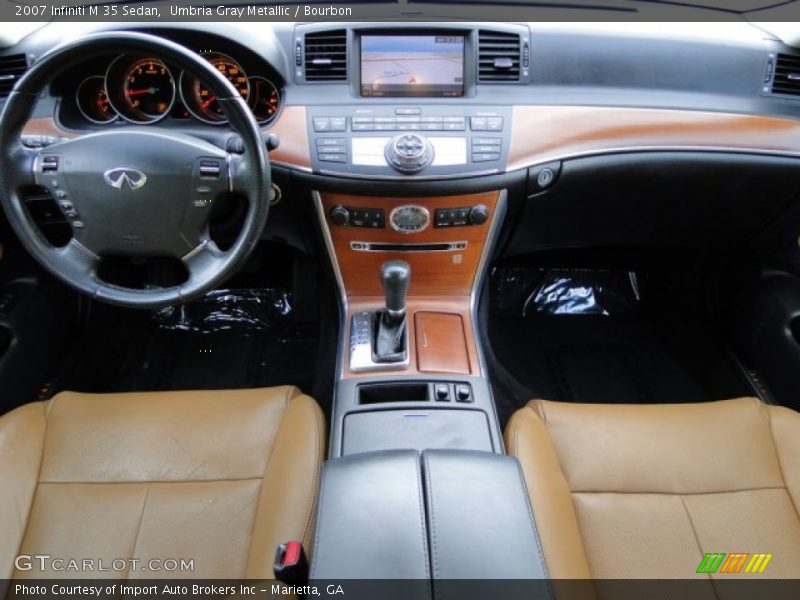 Umbria Gray Metallic / Bourbon 2007 Infiniti M 35 Sedan