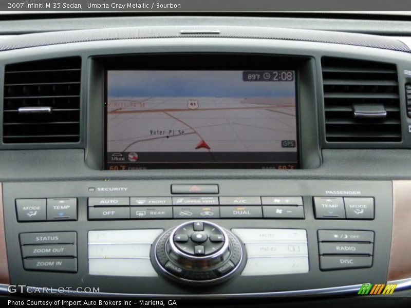 Umbria Gray Metallic / Bourbon 2007 Infiniti M 35 Sedan