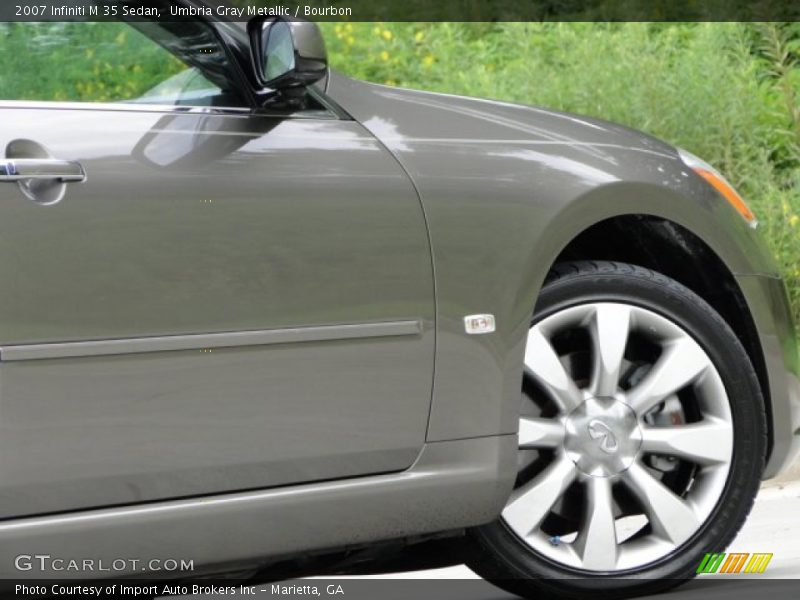Umbria Gray Metallic / Bourbon 2007 Infiniti M 35 Sedan